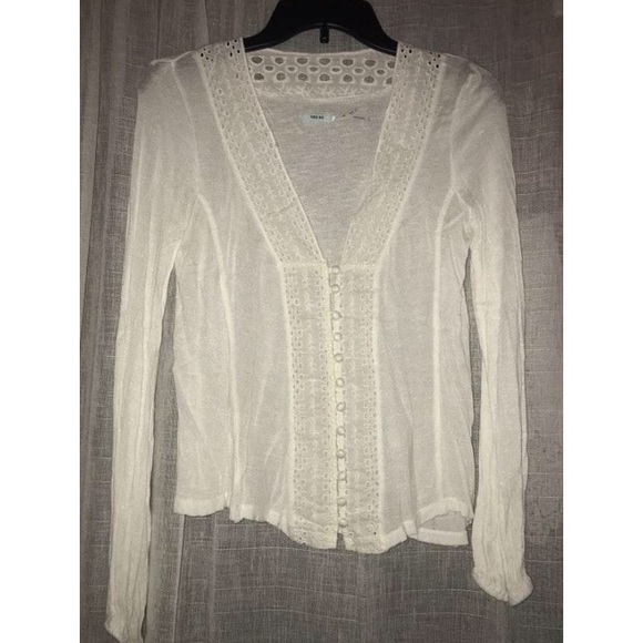 Sheer Long Sleeve Top - Picture 2 of 3